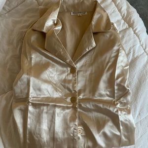Satin/silk sleep shirt